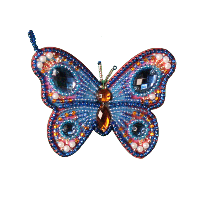 PB2002 Blue butterfly