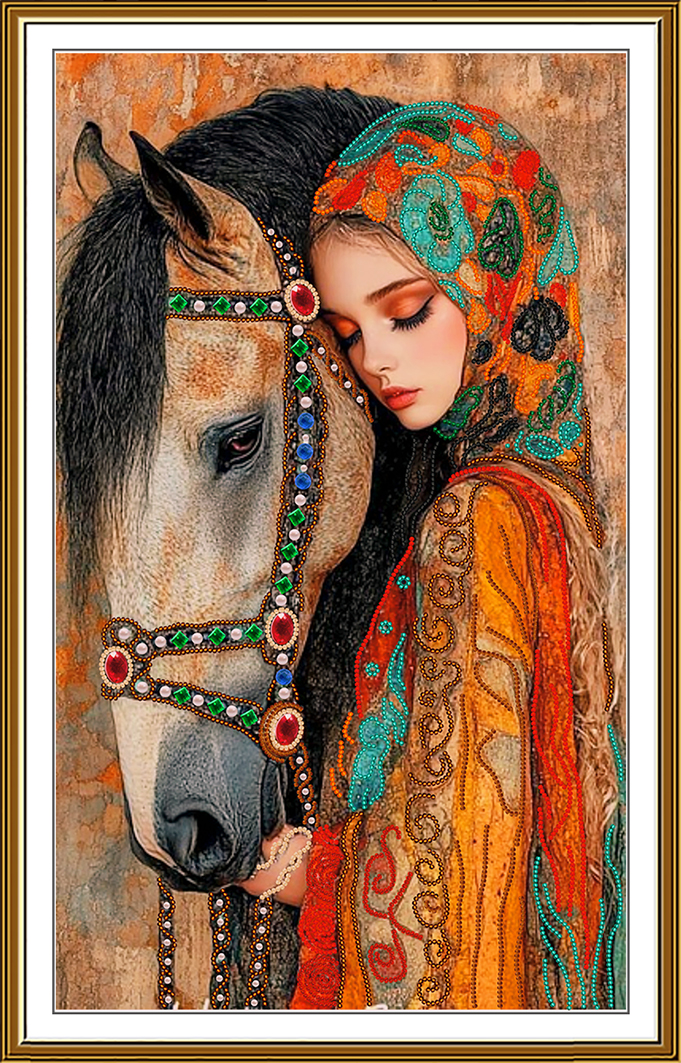HK3343 Girl and the horse