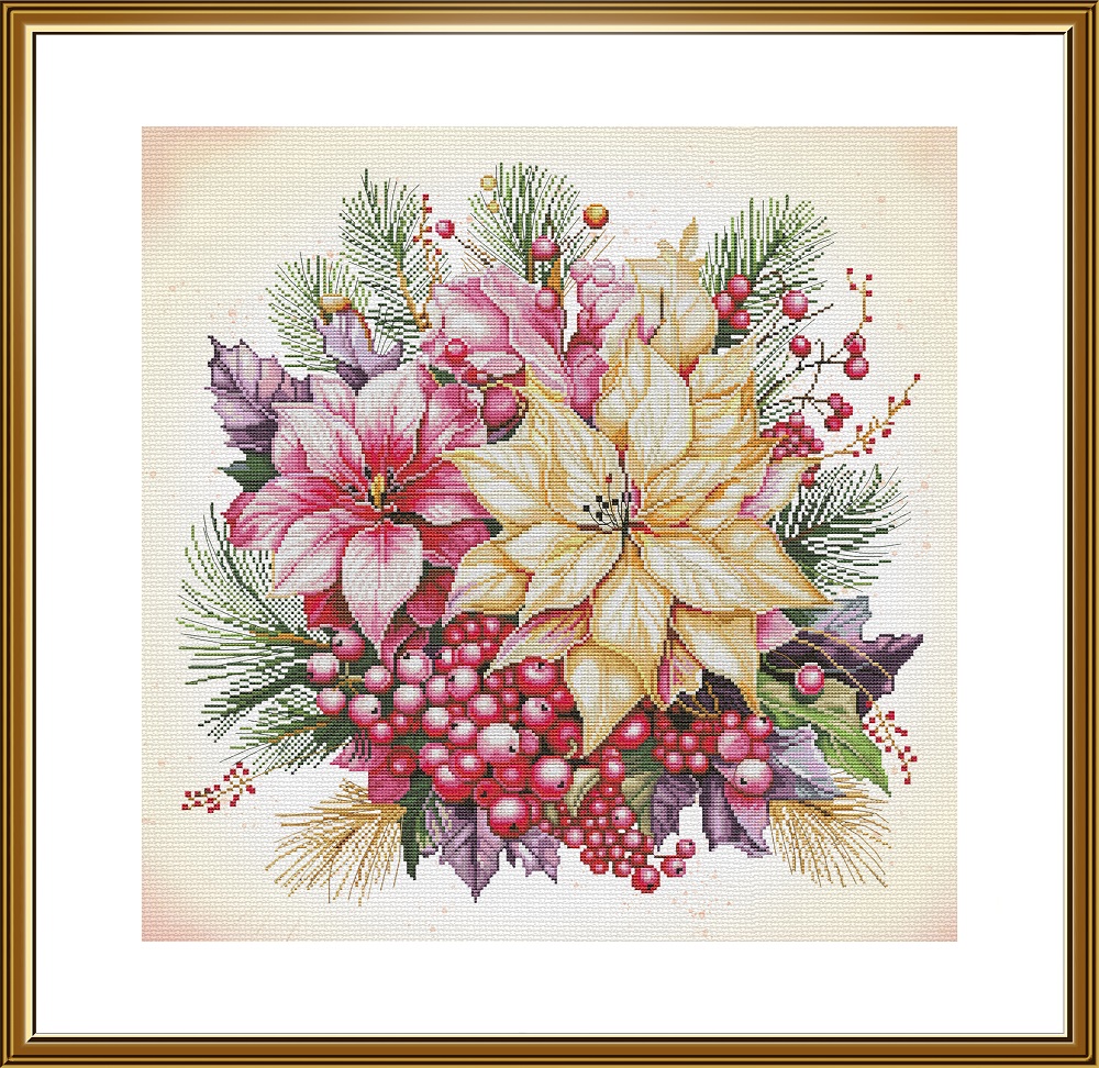 CP2313 Christmas flowers