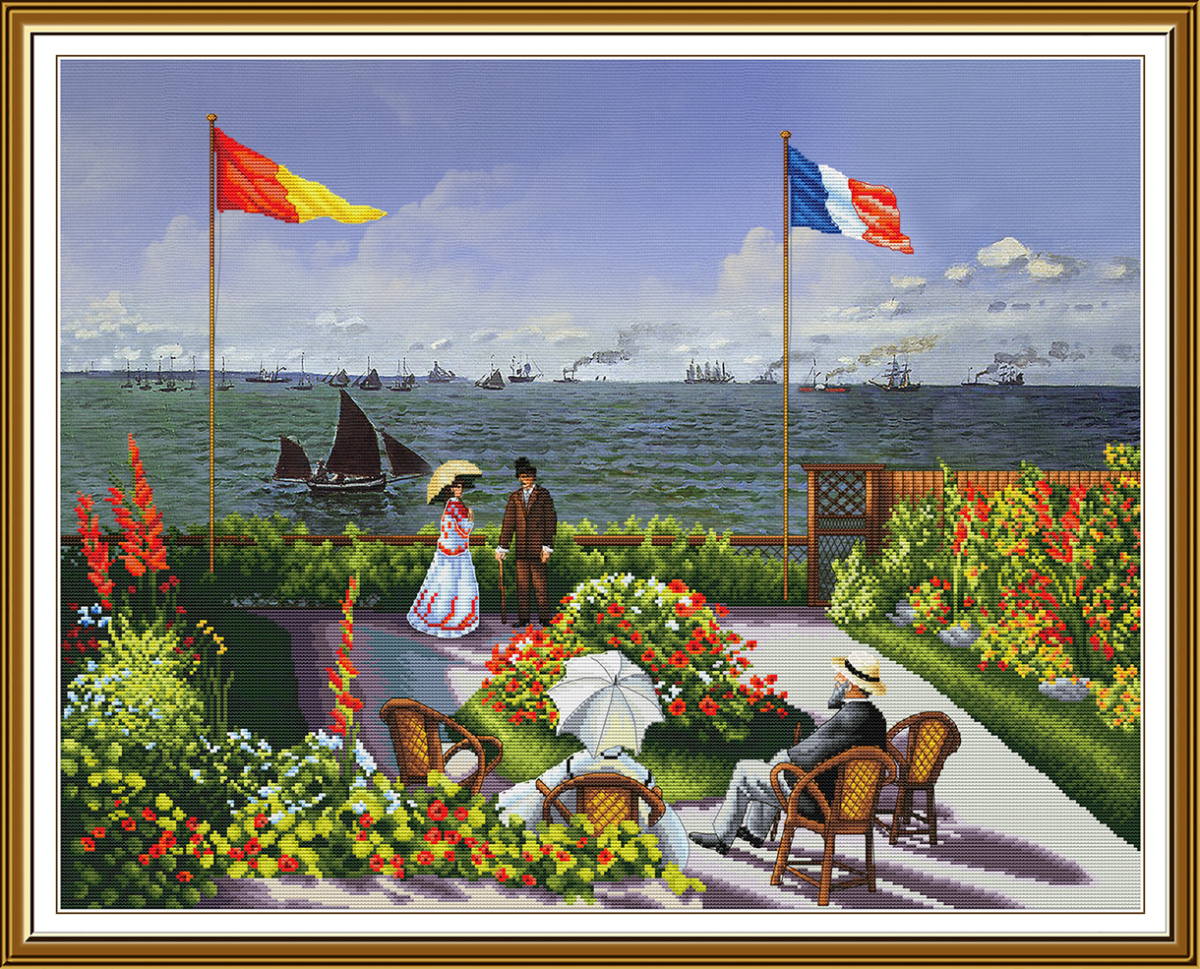 CP3485 Terrasse à Sainte-Adresse