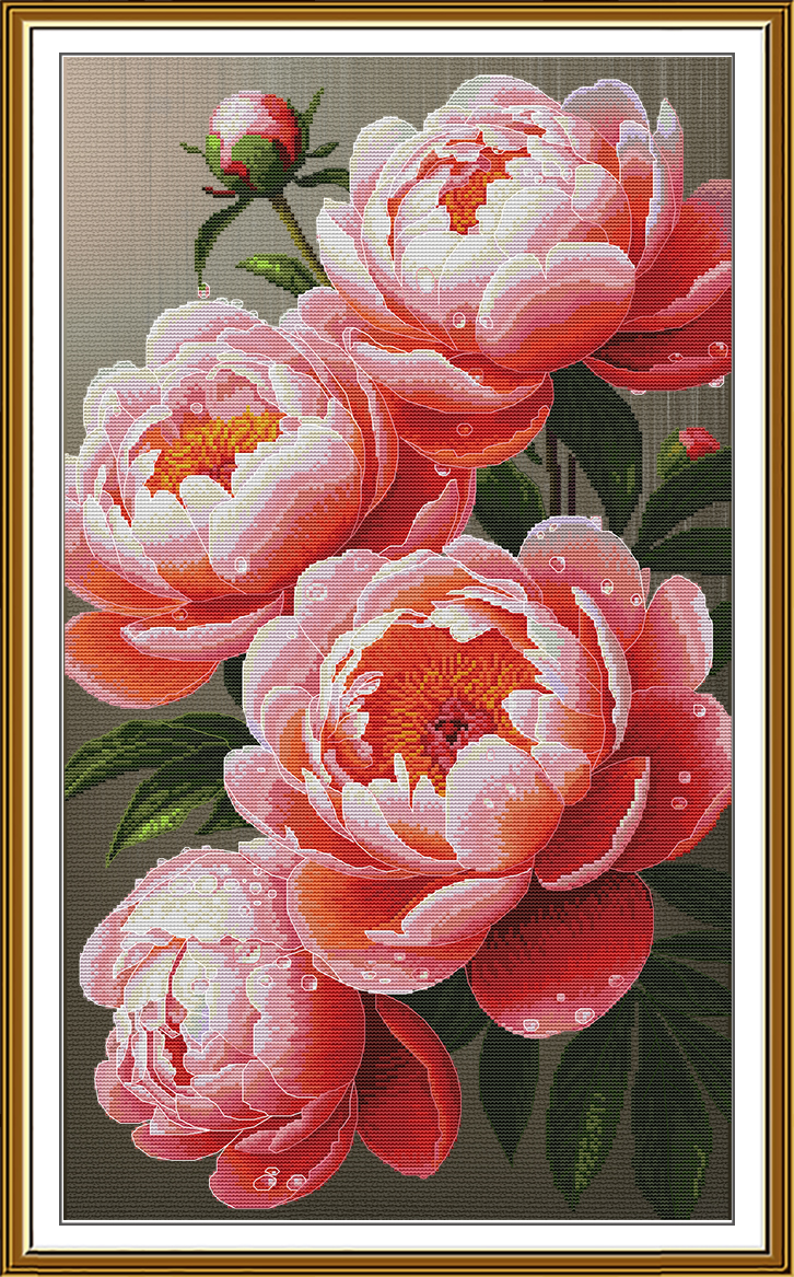 CP6301 Lush peonies