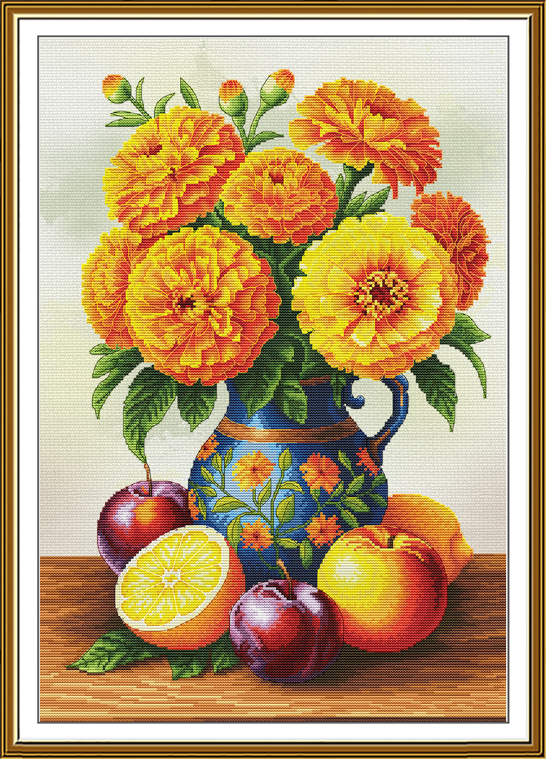 CP3457 Bouquet of marigolds