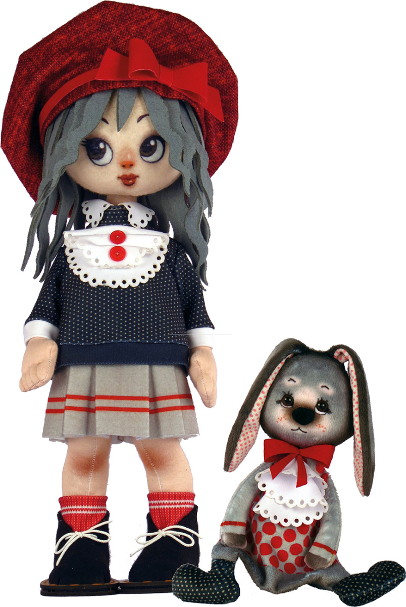 K1073 Girl with a bunny