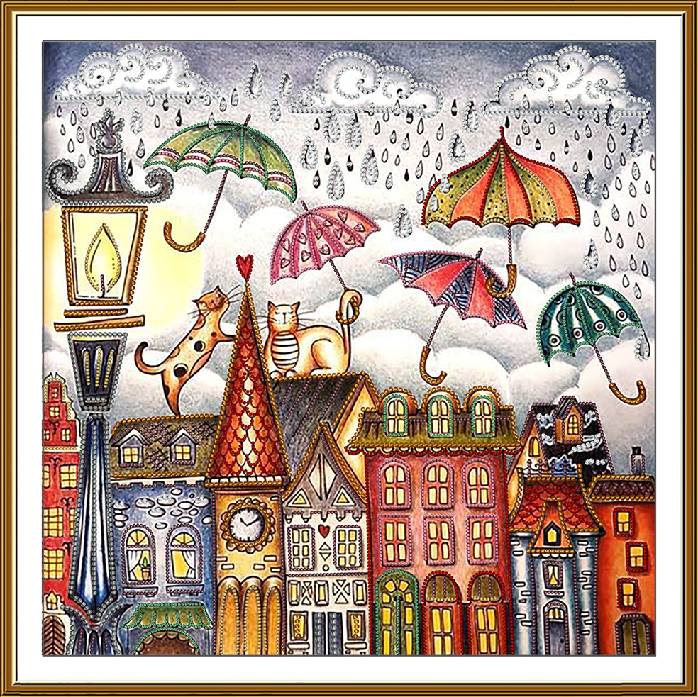 DK2221 Love under an umbrella