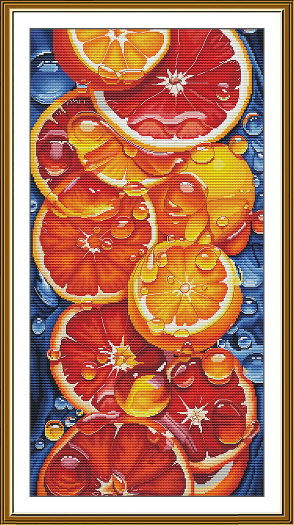 HB3129 Orange mosaic