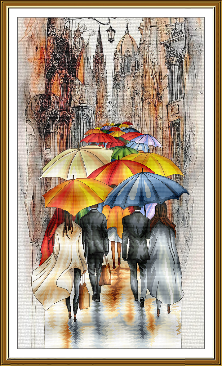 CP6298 Cherbourg umbrellas