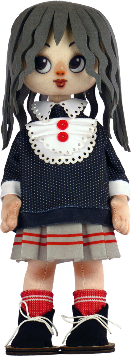 K1073 Girl with a bunny