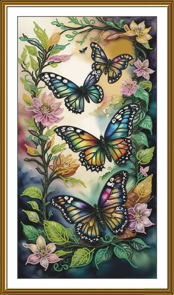 DK3378 Magic butterflies