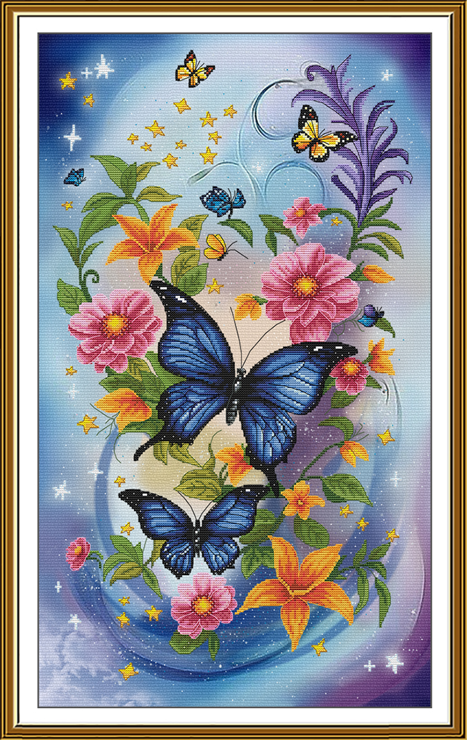 CP6253 Sapphire butterflies