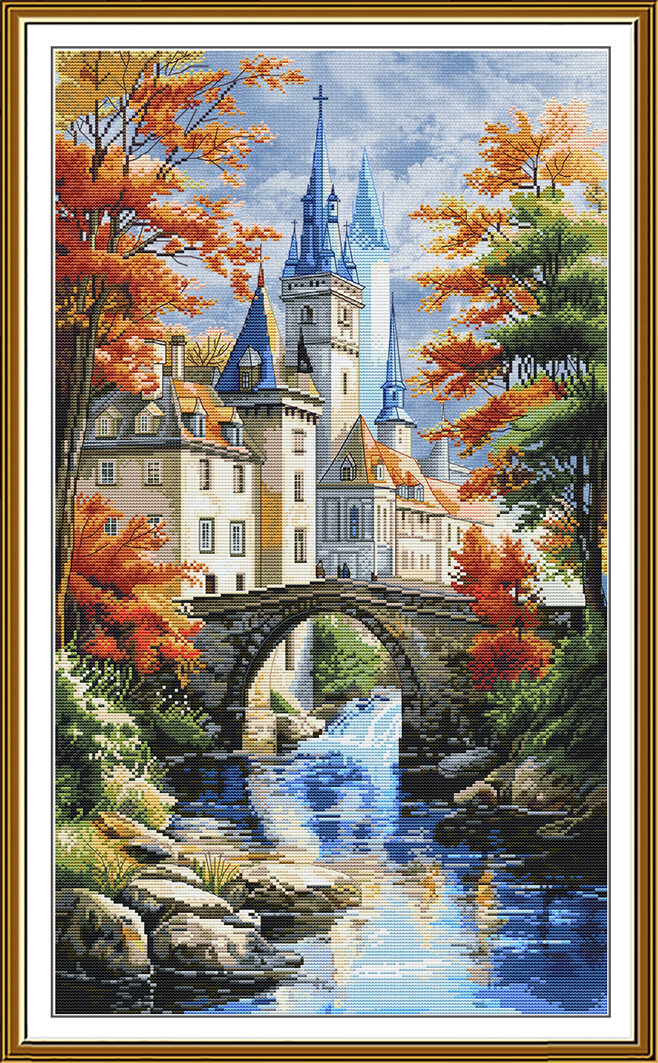 CP3462 Landscape with a castle