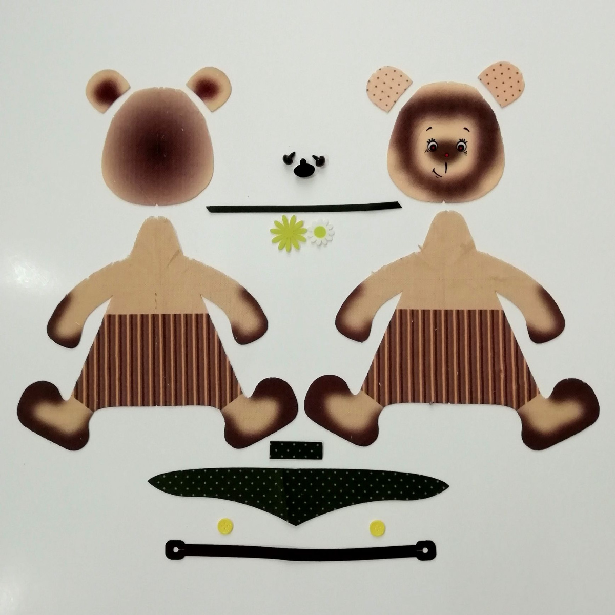 K1071 Girl with a bear