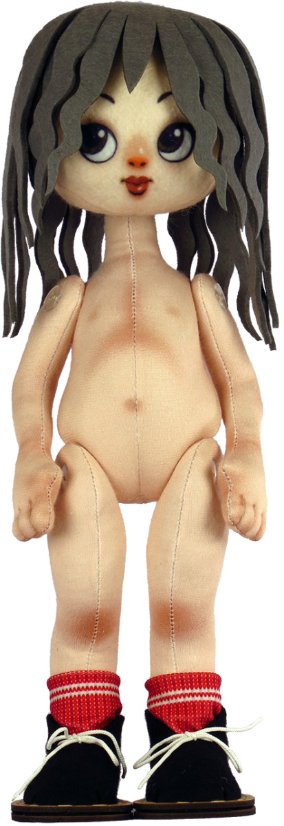 K1073 Girl with a bunny