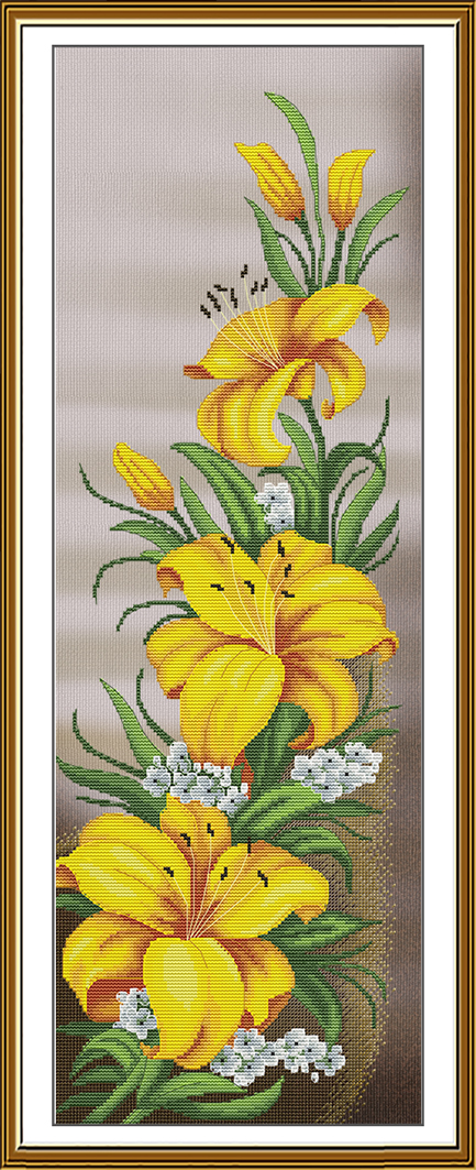 CP6272 Yellow lilies