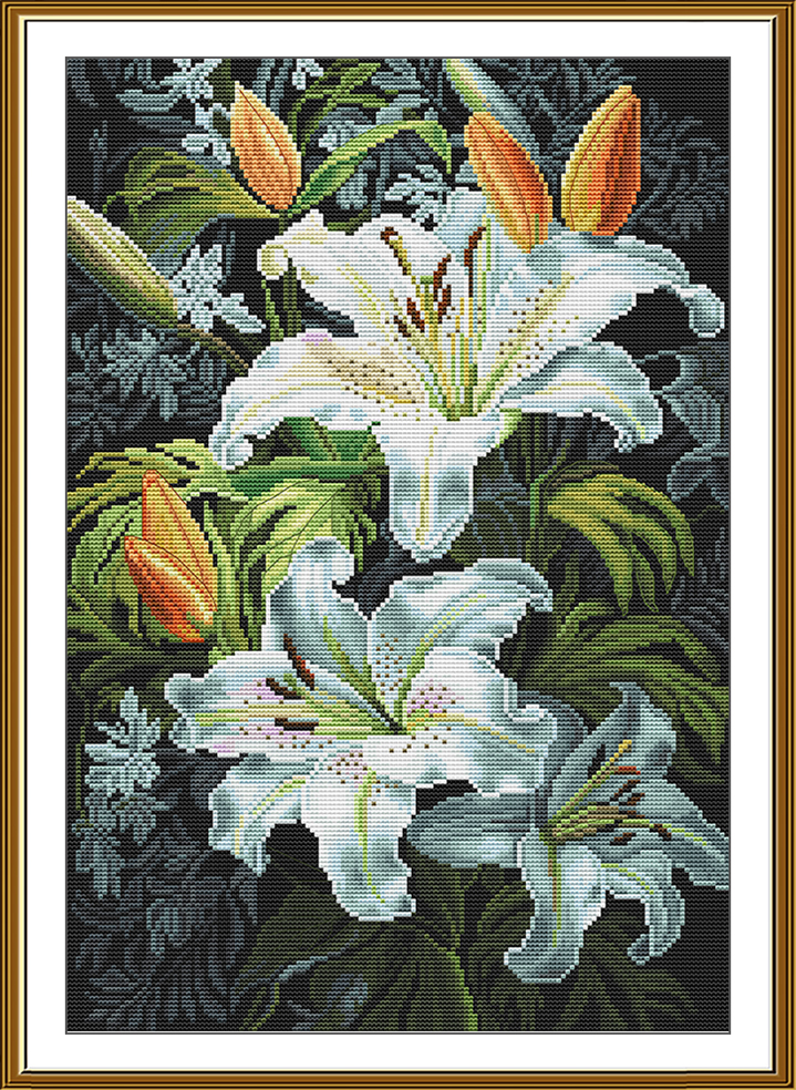 HB3127 Royal lilies